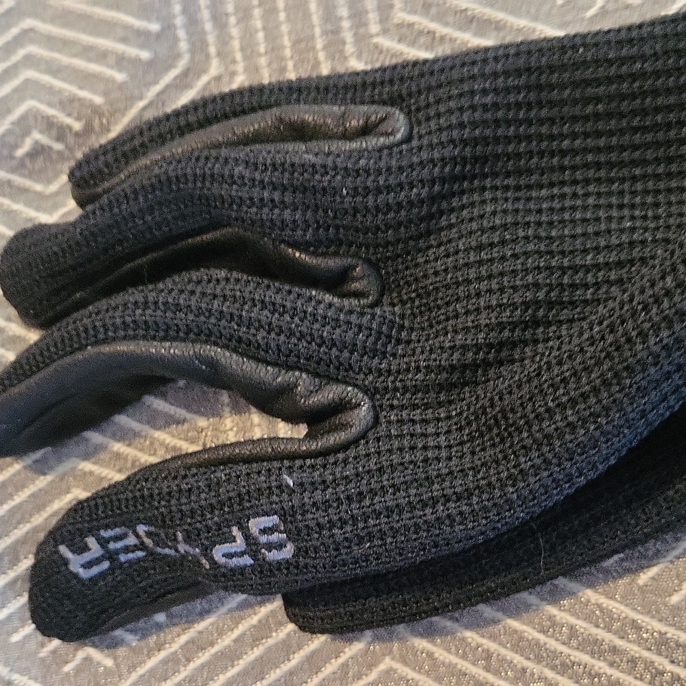 Spyder Black Gloves - Picture 4 of 6